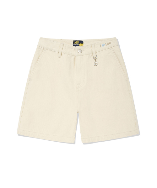 Wacky WiLLy（ワッキーウィリー）の「[ワキウィリー x Lee] ウィメンズデニムショーツクリーム（その他パンツ・レディース・その他・SMALL/MEDIUM）」の2枚目の写真