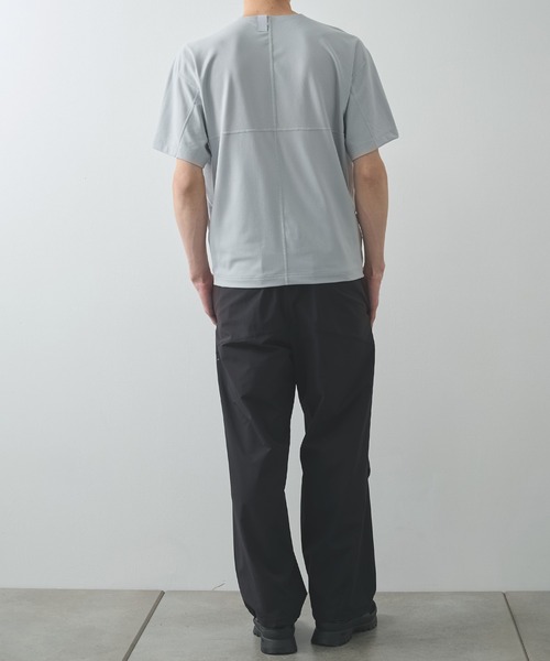 POLIQUANT(ポリクアント)の「【POLIQUANT/ポリクアント】THE DEFORMED PTRN. S/S PULLOVER(Tシャツ/カットソー・メンズ・ブラック/ライトグレー・1/2)」の6枚目の写真