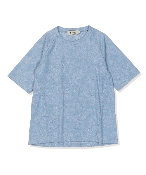 Foxfire(フォックスファイヤー)の「TSアイランドフラワーJQ T(Tシャツ/カットソー・レディース・ブルー・M/S)」の2枚目の写真