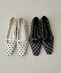 FUULLY STUDIO（フーリィーステューディオ）の「スクエアトゥドットパンプス（パンプス）」