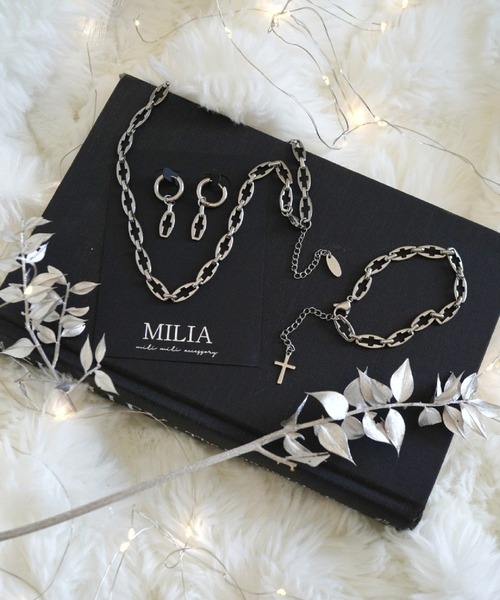 CERCA(チェルカ)の「MILIA/十字架 クロス イヤリング 【金属アレルギー対応】(イヤリング・レディース・ゴールド/シルバー・FREE)」の10枚目の写真