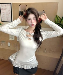 純欲スタイルのセクシーギャル、ボディコン風