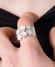 rehacer（レアセル）の「rehacer : Bloom Open Ring / ブルーム オープン リング（リング）」