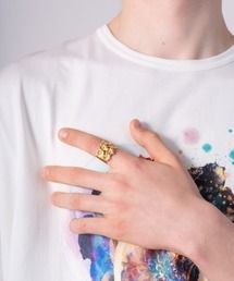 rehacer（レアセル）の「rehacer : Bloom Open Ring / ブルーム オープン リング（リング）」