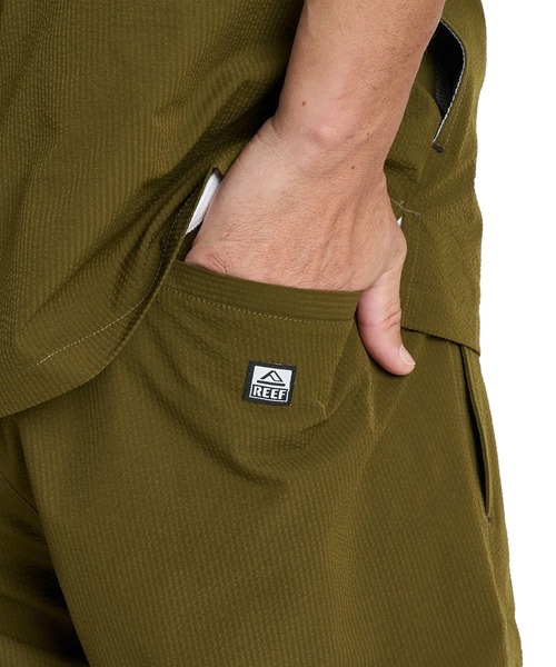 REEF(リーフ)の「REEF/リーフ ハーフパンツ ショートパンツ ジャムショーツ UVカット 抗菌防臭 ストレッチ 塩素対応 水陸両用 セットアップ対応 EBS262603T(その他パンツ・メンズ・オリーブ/ブラック・M/L)」の14枚目の写真