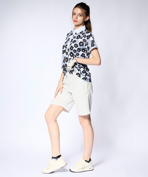 marie claire(マリ・クレール)の「【marie claire:マリ.クレール】レディースショートパンツ ゴルフ(その他パンツ・レディース・ライトグレー/イエロー・XX-LARGE/X-LARGE)」の3枚目の写真