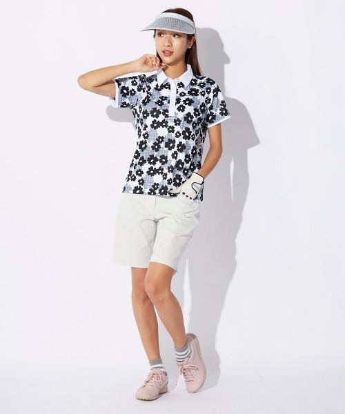 marie claire(マリ・クレール)の「【marie claire:マリ.クレール】レディースショートパンツ ゴルフ(その他パンツ・レディース・ライトグレー/イエロー・XX-LARGE/X-LARGE)」の6枚目の写真