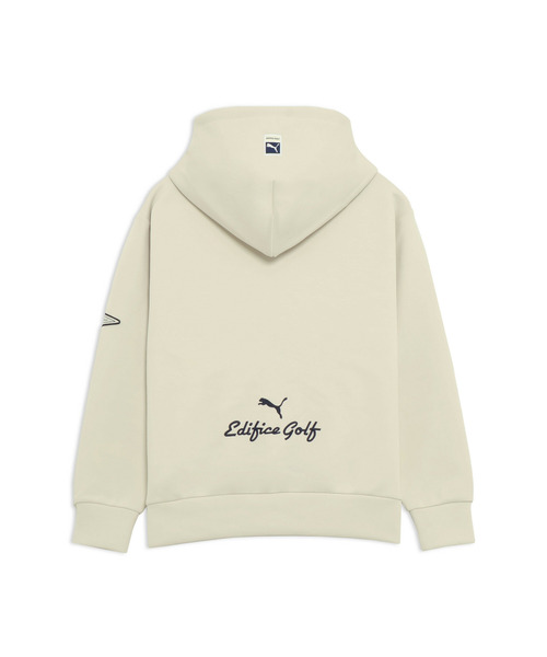 PUMA(プーマ)の「PUMA プーマ メンズ ゴルフ PUMA x EDIFICE パームロゴ フーディ(パーカー・メンズ・ネイビー/オフホワイト・MEDIUM/X-LARGE/LARGE)」の3枚目の写真