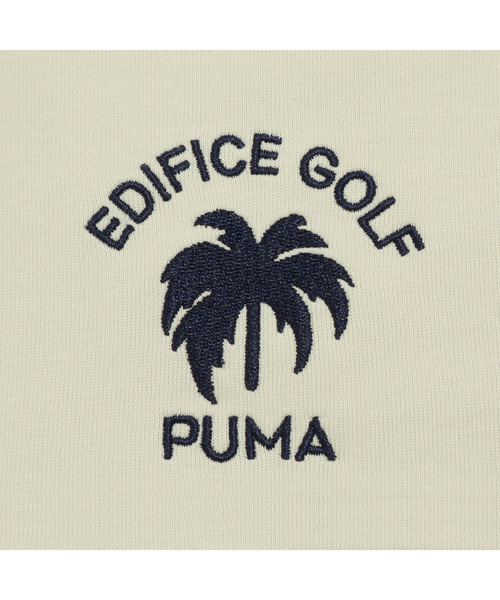 PUMA(プーマ)の「PUMA プーマ メンズ ゴルフ PUMA x EDIFICE パームロゴ フーディ(パーカー・メンズ・ネイビー/オフホワイト・MEDIUM/X-LARGE/LARGE)」の5枚目の写真