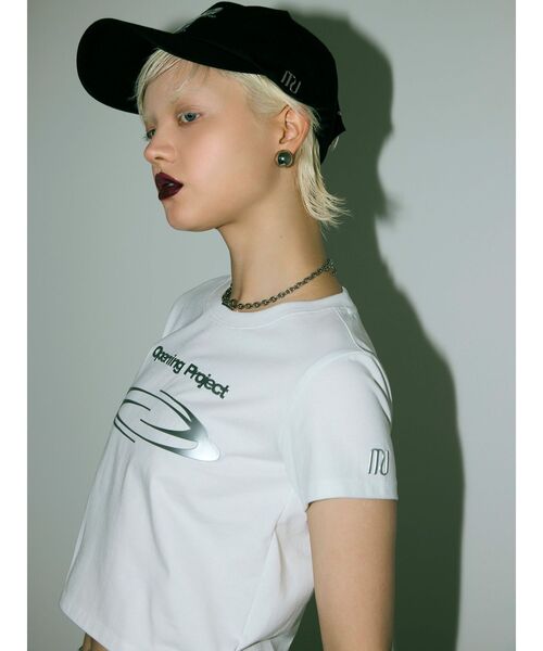 MURUA(ムルーア)の「【Opening Projectコラボ】ロゴプリントTシャツ(Tシャツ/カットソー・レディース・ホワイト/グレー・FREE)」の7枚目の写真