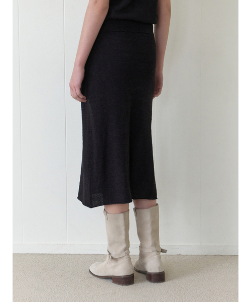 RE_L（リエル）の「[SET] two-piece knit set (black)（カーディガン/ボレロ・レディース・ブラック・SMALL/MEDIUM）」の6枚目の写真
