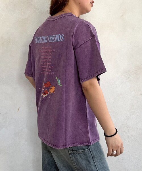 CPCM（シーピーシーエム）の「パウダー加工半袖T（Tシャツ/カットソー・レディース・ブラック/ベージュ/ネイビー/パープル・FREE）」の14枚目の写真