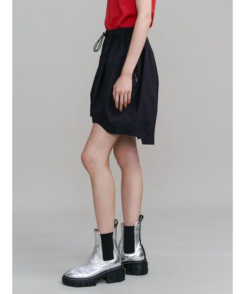UN3D.(アンスリード)の「RUSH GUARD HEM SHORT PT / ラッシュガードヘムショートパンツ(その他パンツ・レディース・ベージュ/ホワイト/ブラック・38/36)」の8枚目の写真