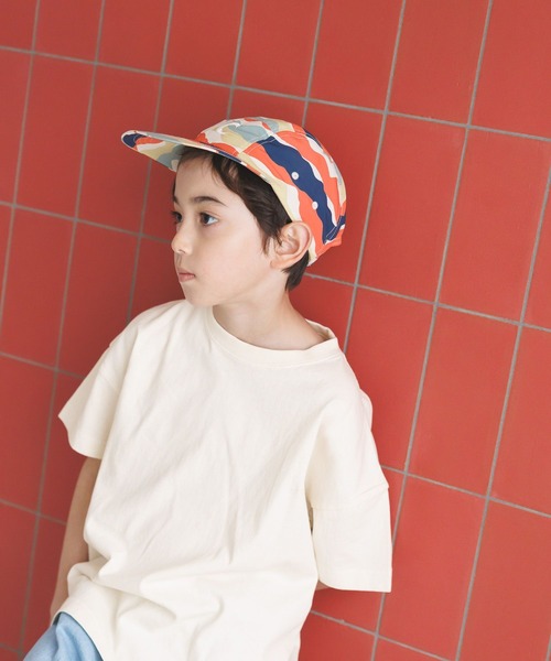 BAYFLOW（ベイフロー）の「[ボトムを選ばない万能T♪]ヴィンテージウォッシュ半袖T(KIDS)（Tシャツ/カットソー・キッズ・ネイビー/パープル/チャコール/グリーン/ブルー/オフホワイト・110cm/120cm/140cm/150cm/130cm）」の9枚目の写真