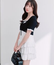 セール】【インフルエンサー企画】miko dot tutu dress（ワンピース
