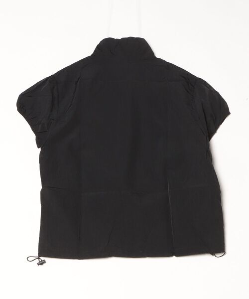 Vini(ヴィニ)の「ハイネック半袖ジップトップス(Tシャツ/カットソー・レディース・ブラウン/ブラック・MEDIUM)」の3枚目の写真