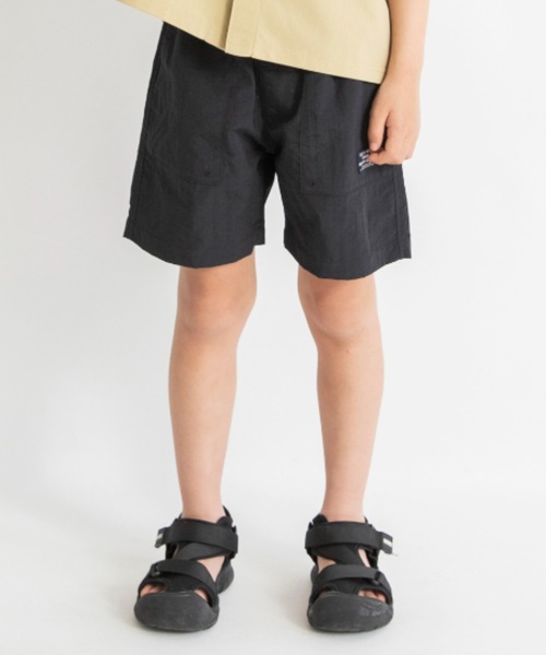 BRANSHES(ブランシェス)の「【水陸両用/撥水加工】ナイロンハーフパンツ(その他パンツ・キッズ・アイボリー/ブラック/ライトグレー/カラフル/パープル・120/110/90/130/140/100/150)」の2枚目の写真