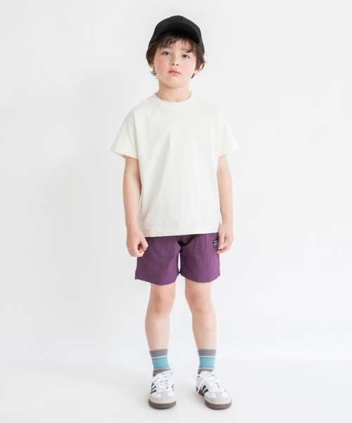 BRANSHES(ブランシェス)の「【水陸両用/撥水加工】ナイロンハーフパンツ(その他パンツ・キッズ・アイボリー/ブラック/ライトグレー/カラフル/パープル・120/110/90/130/140/100/150)」の21枚目の写真