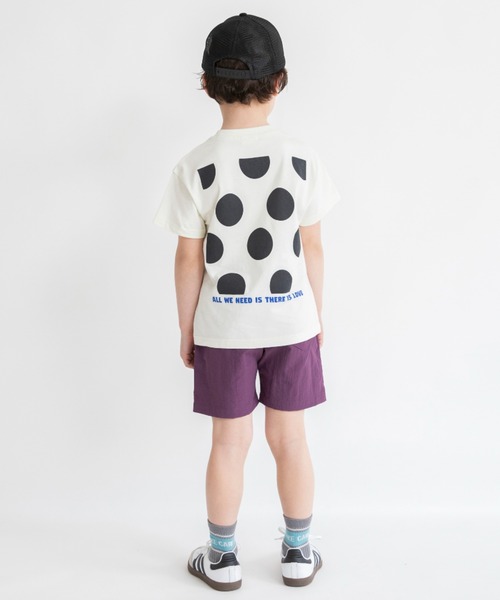 BRANSHES(ブランシェス)の「【水陸両用/撥水加工】ナイロンハーフパンツ(その他パンツ・キッズ・アイボリー/ブラック/ライトグレー/カラフル/パープル・120/110/90/130/140/100/150)」の22枚目の写真