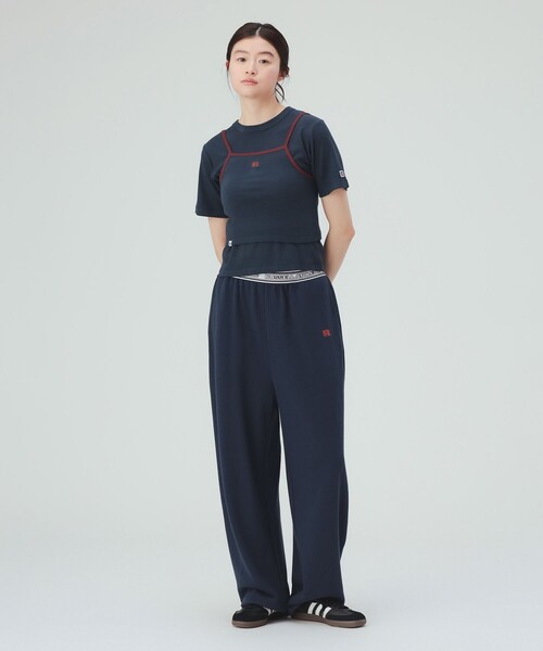 BEAMS HEART(ビームスハート)の「【EXCLUSIVE】RUSSELL ATHLETIC / キャミソール × Tシャツ(セットアイテム)(Tシャツ/カットソー・レディース・ネイビー/グリーン・FREE)」の7枚目の写真