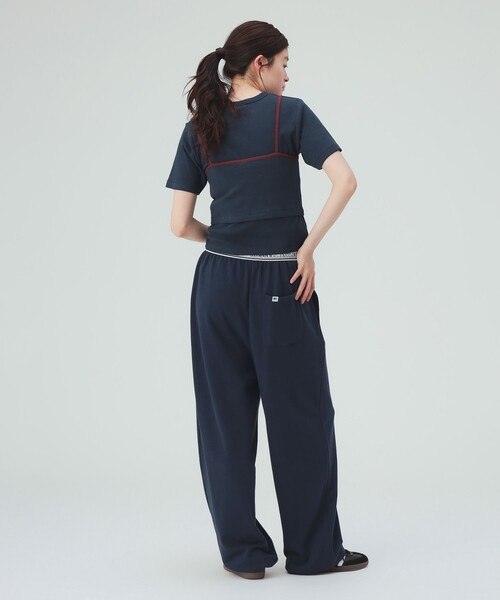 BEAMS HEART(ビームスハート)の「【EXCLUSIVE】RUSSELL ATHLETIC / キャミソール × Tシャツ(セットアイテム)(Tシャツ/カットソー・レディース・ネイビー/グリーン・FREE)」の6枚目の写真