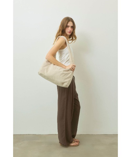 ALEXIA STAM(アリシアスタン)の「Terry Cloth Bag /パイル地 ショルダーバッグ(ショルダーバッグ・レディース・ブルー/ネイビー/ベージュ・FREE)」の10枚目の写真