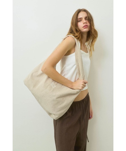 ALEXIA STAM(アリシアスタン)の「Terry Cloth Bag /パイル地 ショルダーバッグ(ショルダーバッグ・レディース・ブルー/ネイビー/ベージュ・FREE)」の11枚目の写真