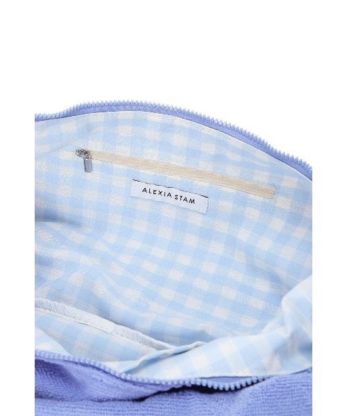 ALEXIA STAM(アリシアスタン)の「Terry Cloth Bag /パイル地 ショルダーバッグ(ショルダーバッグ・レディース・ブルー/ネイビー/ベージュ・FREE)」の7枚目の写真