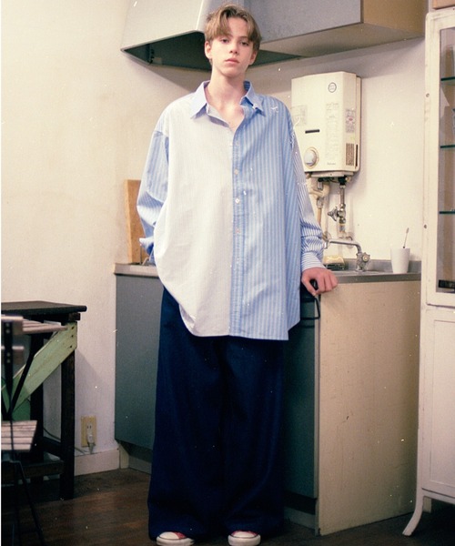 MAUI and Sons(マウイアンドサンズ)の「Maui & Sons マウイ アンド サンズ/ Pacific Big Shirt(シャツ/ブラウス・メンズ・その他1/ベージュ/ブルー・LARGE/MEDIUM)」の3枚目の写真