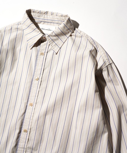 MAUI and Sons(マウイアンドサンズ)の「Maui & Sons マウイ アンド サンズ/ Pacific Big Shirt(シャツ/ブラウス・メンズ・その他1/ベージュ/ブルー・LARGE/MEDIUM)」の5枚目の写真