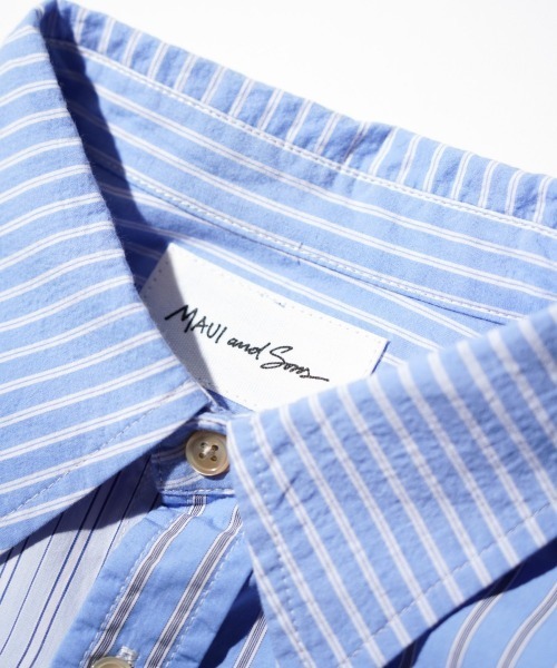 MAUI and Sons(マウイアンドサンズ)の「Maui & Sons マウイ アンド サンズ/ Pacific Big Shirt(シャツ/ブラウス・メンズ・その他1/ベージュ/ブルー・LARGE/MEDIUM)」の20枚目の写真