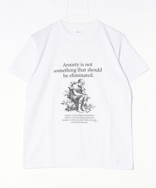 rehacer(レアセル)の「rehacer TEE : Anxiety TEE / アンキシティ T-shirt(Tシャツ/カットソー・メンズ・ホワイト/ブラック・SMALL/MEDIUM/LARGE/X-LARGE)」の7枚目の写真