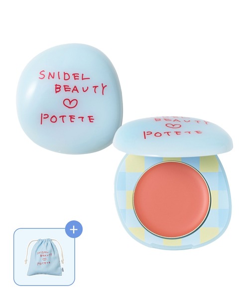 SNIDEL BEAUTY(スナイデル ビューティ)の「SNIDEL BEAUTY / タップ オン グロウ ジェリー EX01~EX02(巾着付)<POTETE collaboration>(チーク・レディース・EX01 Sunny Whisper/EX02 Breezy Romance・FREE)」の2枚目の写真