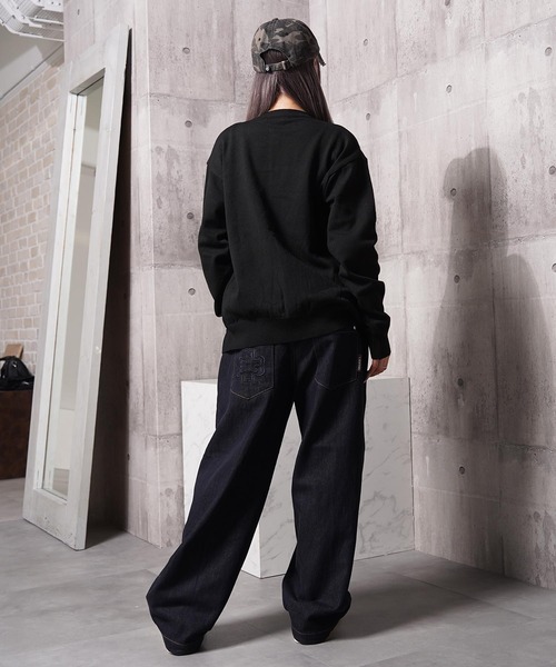 1111clothing(ワンフォークロージング)の「クロップド クルーネック カーディガン / Cropped crew neck cardigan(カーディガン/ボレロ・メンズ・チャコールグレー/グレー/ブラック/ワイン/ライトグレー/ネイビー/ベージュ・M/L)」の13枚目の写真