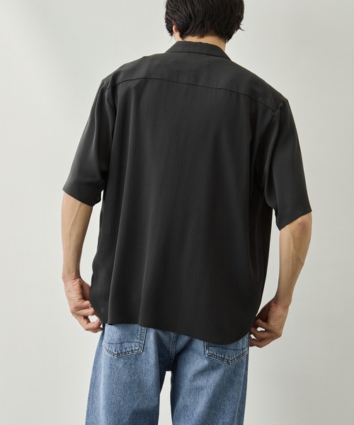 CITY TOKYO（シティトウキョウ）の「【CITY TOKYO】Air pleats リラックスS/Sシャツ（シャツ/ブラウス・メンズ・サックスブルー/ダークグレー/ライトベージュ・1/2）」の13枚目の写真