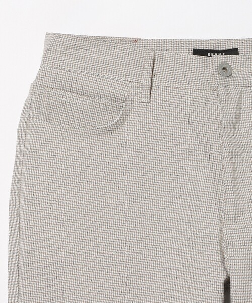 BEAMS HEART(ビームスハート)の「【7/9値下げ】ガンクラブチェック ナローパンツ(接触冷感・ウォッシャブル)(その他パンツ・メンズ・ベージュ/チャコールグレー・XL/L/S/M)」の6枚目の写真