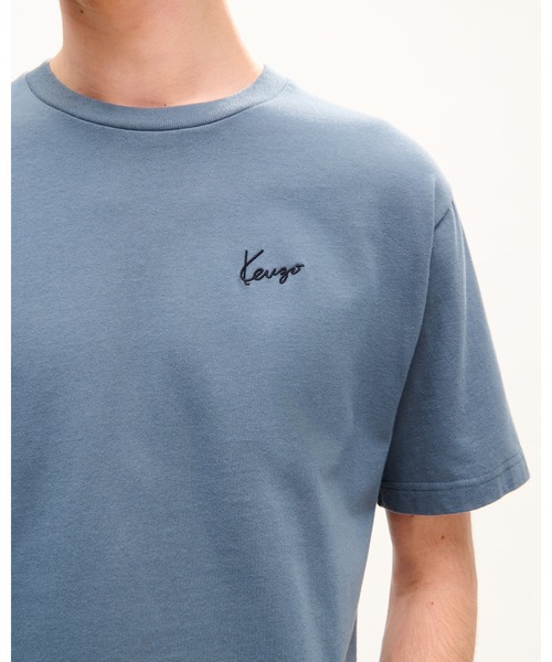 KENZO(ケンゾー)の「'KENZO Signature' エンブロイダリー Tシャツ イン コットン(Tシャツ/カットソー・メンズ・グレー系その他・MEDIUM/X-SMALL/LARGE/X-LARGE/SMALL)」の3枚目の写真