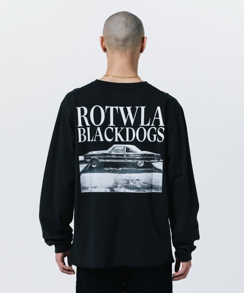 ROTTWEILER(ロットワイラー)の「R9 PHOTO LS TEE(Tシャツ/カットソー・メンズ・ブラック・S/M/L/XL)」の1枚目の写真