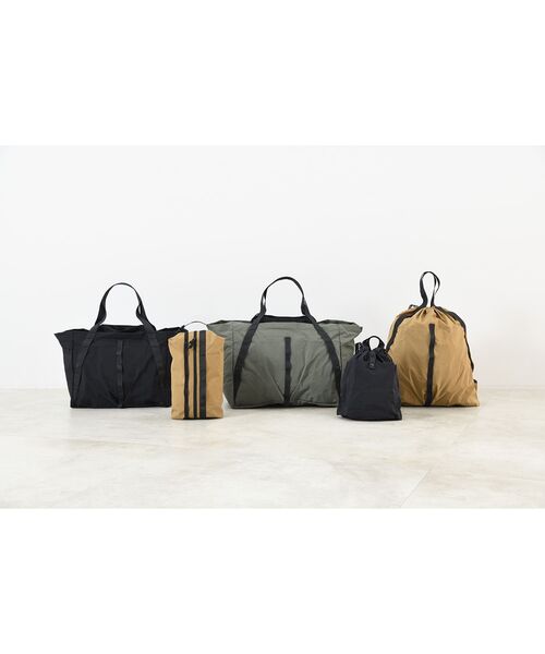 TRAVEL SHOP MILESTO(トラベルショップミレスト)の「MILESTO UTILITY パッカブルトートバッグM(トートバッグ・レディース・ブラック/キャメル/カーキ・フリ-)」の4枚目の写真