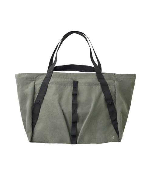 TRAVEL SHOP MILESTO(トラベルショップミレスト)の「MILESTO UTILITY パッカブルトートバッグM(トートバッグ・レディース・ブラック/キャメル/カーキ・フリ-)」の5枚目の写真