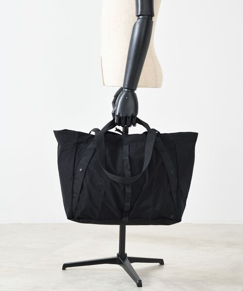 TRAVEL SHOP MILESTO(トラベルショップミレスト)の「MILESTO UTILITY パッカブルトートバッグM(トートバッグ・レディース・ブラック/キャメル/カーキ・フリ-)」の9枚目の写真