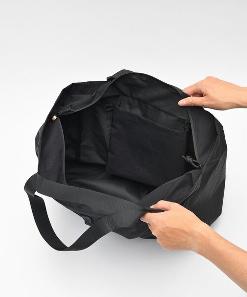TRAVEL SHOP MILESTO(トラベルショップミレスト)の「MILESTO UTILITY パッカブルトートバッグM(トートバッグ・レディース・ブラック/キャメル/カーキ・フリ-)」の18枚目の写真