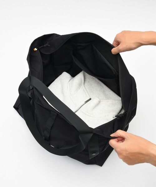 TRAVEL SHOP MILESTO(トラベルショップミレスト)の「MILESTO UTILITY パッカブルトートバッグM(トートバッグ・レディース・ブラック/キャメル/カーキ・フリ-)」の22枚目の写真