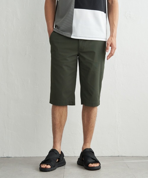 ikka(イッカ)の「6.5分丈ドビーイージーハーフパンツ(その他パンツ・メンズ・ベージュ/ネイビー/オリーブ/ブラック/ブルー/ブラウン系その他/キャメル/ホワイト・M/S/XL/L)」の6枚目の写真