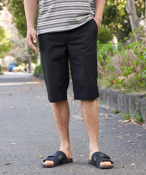 ikka(イッカ)の「6.5分丈ドビーイージーハーフパンツ(その他パンツ・メンズ・ベージュ/ネイビー/オリーブ/ブラック/ブルー/ブラウン系その他/キャメル/ホワイト・M/S/XL/L)」の3枚目の写真