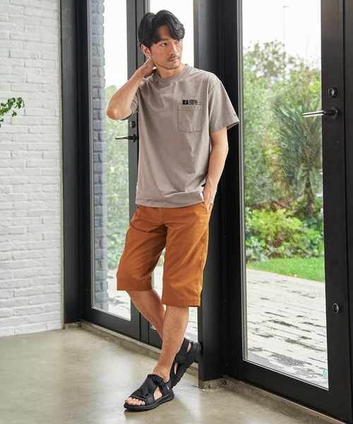 ikka(イッカ)の「6.5分丈ドビーイージーハーフパンツ(その他パンツ・メンズ・ベージュ/ネイビー/オリーブ/ブラック/ブルー/ブラウン系その他/キャメル/ホワイト・M/S/XL/L)」の10枚目の写真
