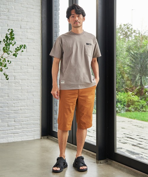 ikka(イッカ)の「6.5分丈ドビーイージーハーフパンツ(その他パンツ・メンズ・ベージュ/ネイビー/オリーブ/ブラック/ブルー/ブラウン系その他/キャメル/ホワイト・M/S/XL/L)」の11枚目の写真