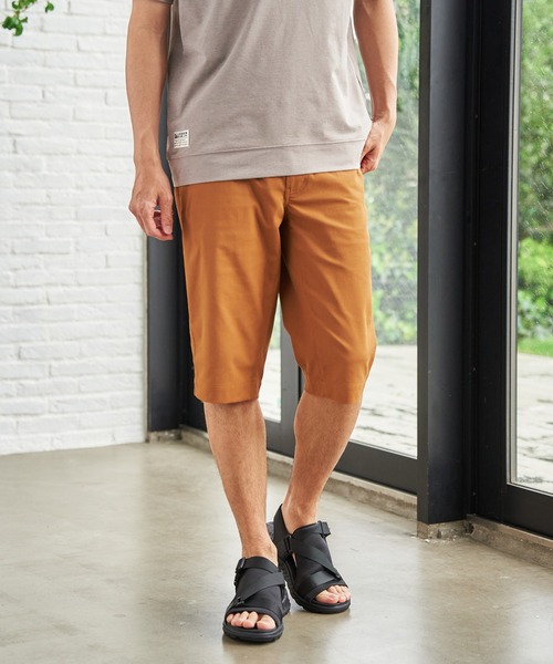 ikka(イッカ)の「6.5分丈ドビーイージーハーフパンツ(その他パンツ・メンズ・ベージュ/ネイビー/オリーブ/ブラック/ブルー/ブラウン系その他/キャメル/ホワイト・M/S/XL/L)」の12枚目の写真