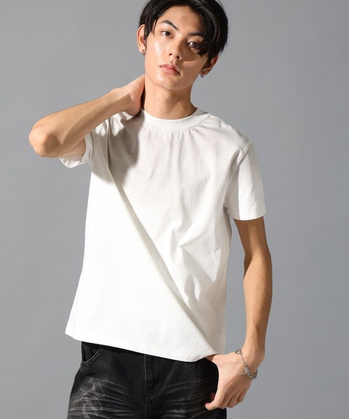 LAND MUSEUM（ランドミュージアム）の「LAND MUSEUM／スモークグラデＴ（Tシャツ/カットソー・メンズ・ホワイト/ブラック・MEDIUM/LARGE）」の7枚目の写真