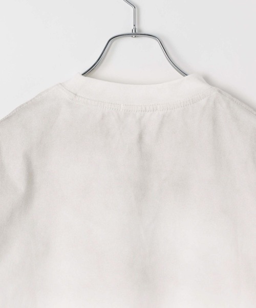 LAND MUSEUM（ランドミュージアム）の「LAND MUSEUM／スモークグラデＴ（Tシャツ/カットソー・メンズ・ホワイト/ブラック・MEDIUM/LARGE）」の22枚目の写真